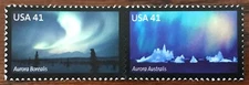 2007 Scott #4203-4204 - 41¢ - Polar Lights Pair - Attached Strip of 2 - Mint NH