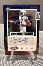 2021 Contenders Optic MIKE STRACHAN Auto Rookie Ticket Base Autograph RC🔥Colts