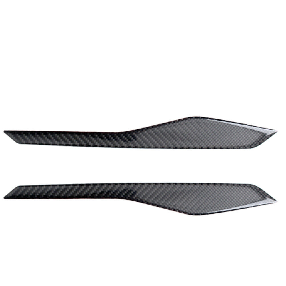 Carbon Fiber Center Console Side Strip Cover For Ford Explorer 2013-2019 – Smooth Black