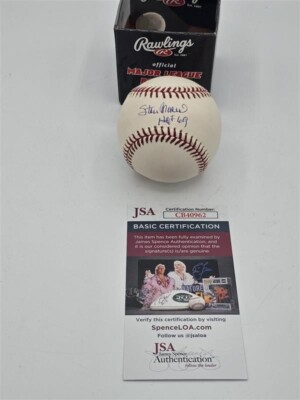 Stan Musial Signed Baseball JSA Certified Autograph Cardinals Auto HOF 69