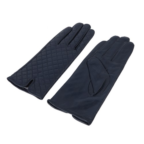 Elegant Women's Quilted Solid Winter Thermal Soft Leather Gloves - Diff Colors - Picture 15 of 26