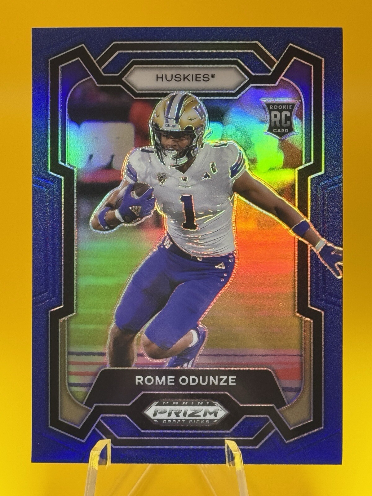 2024 Panini Prizm Draft Picks ROME ODUNZE RC BLUE PRIZM /199 Chicago Bears