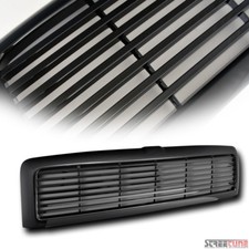 For 94-02 Dodge Ram Black Horizontal Billet Hood Bumper Grill Grille Replacement For 94-02 Dodge Ram Black Horizontal Billet Hood Bumper Grill Grille Replacement