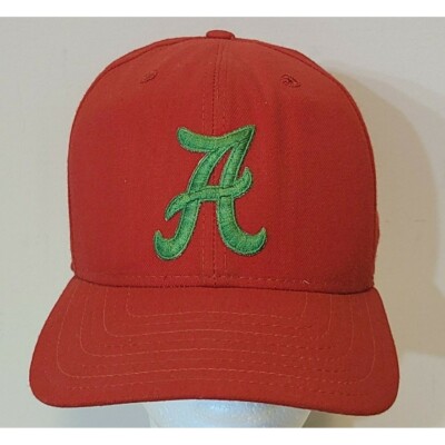Alabama Hat Crimson Tide NEW ERA Pro Model Red Green Logo