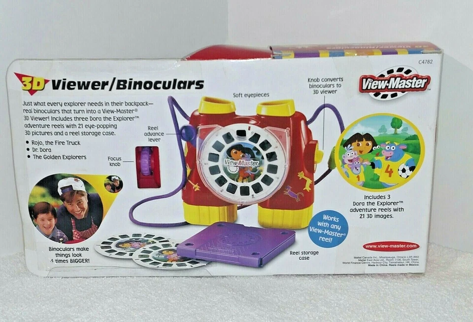 2003 Dora The Explorer 3D View master Binoculars New In Package - Image 4 of 4