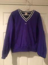 Vintage 90 s WOMEN S Nike Purple Pullover Windbreaker Size M