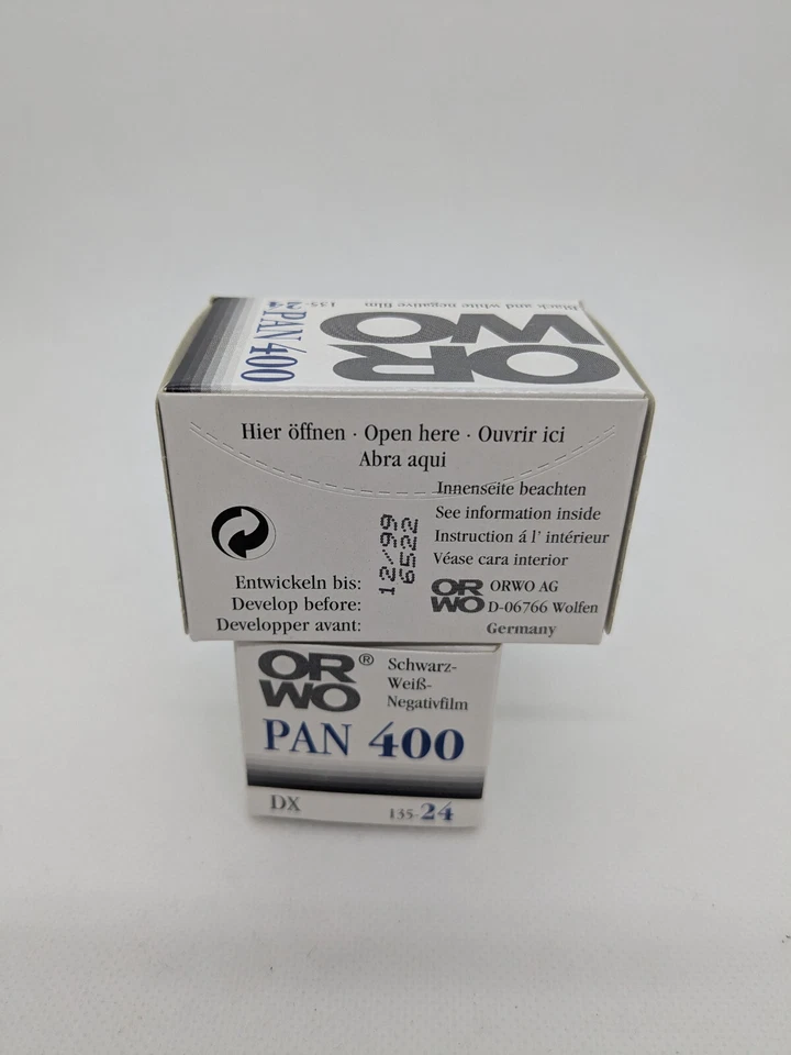 2x Original ORWO PAN 400, 24 Exp, ISO 400, TESTED - Bild 2 von 4