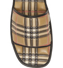 100% AUTHENTIC NEW WOMEN BURBERRY ALIXA CHECK QUILTED SLIDE SANDALS US 8 — photo 3