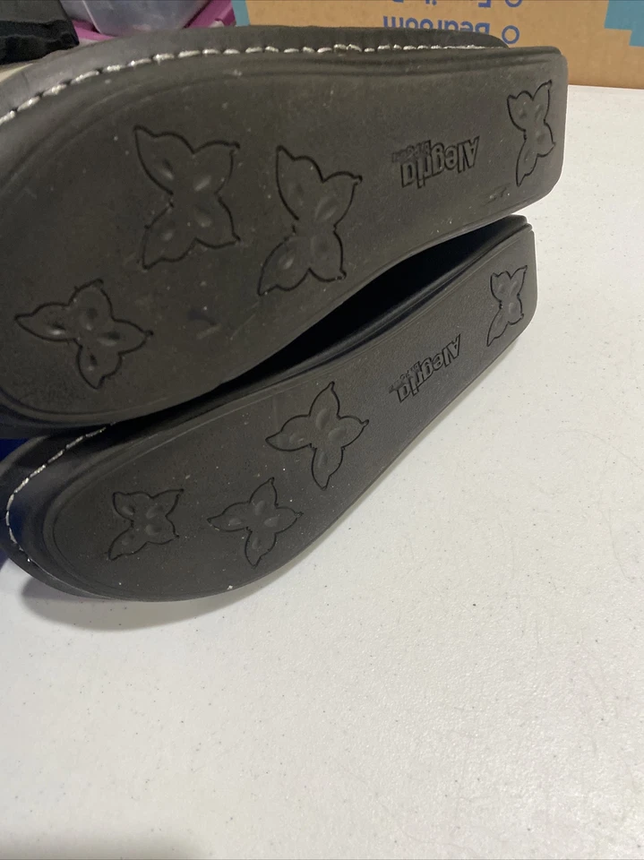 Zuecos Alegria Zapatos ALG-123 EURO 41 Cuero Verde Metálico por PG Lite Talla 10.5-11 Foto 4 de 4