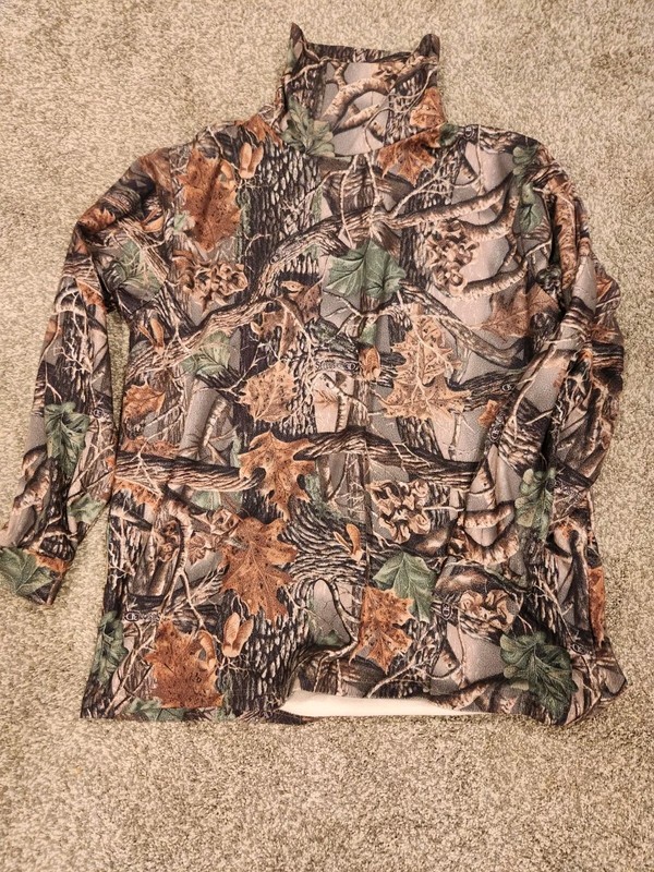Cabela's Shirt Men's XLarge Camouflage Polyester Hunting Outdoors  Pullover