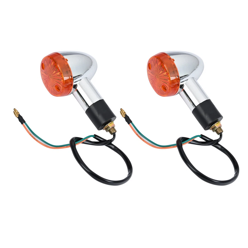 2X Amber Turn Signal Blinker Light For Suzuki Intruder VS1400 VL800 VL1500 VS800 Foto 3 de 4