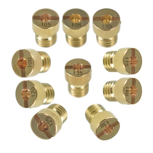 10pcs Carburetor Main Jet Kit For PWK OKO CVK 100 105 108 110 115……140 US - Picture 12 of 13