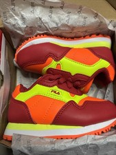 NEW FILA Kid's Cress Color Block Sneaker Shoe 3RM01970-693 Size 6 infant