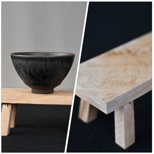 2 PEZZI Cliff Cipresso Legno Ornamenti Bambino Bambino Bambino Legno Mini Sgabello Piccolo - Foto 12 di 12
