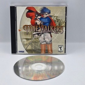Sega Time Stalkers Dreamcast NTSC-U/C Silver RPG Dungeon Crawler VMU Support