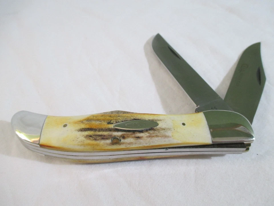 Cuchillo Plegable Case XX Vintage Stag Hunter 5265 SAB SS Borde de Navaja Foto 3 de 4