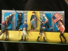 Vtg 60s-70s MARX Warriors of the World Revolutionary War American Soldiers w Box