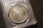 1893 PCGS Genuine Morgan Silver Dollar Looks High Grade UNC