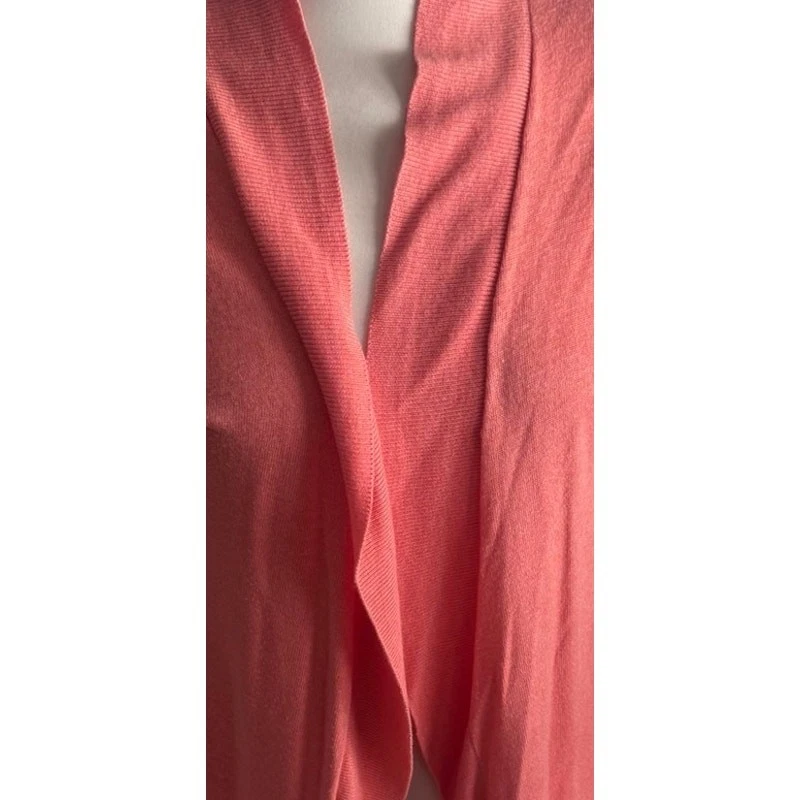 Cárdigan Suéter Viscosa Modal Nylon Rosa Merona Mujer XL Frente Abierto  Foto 2 de 4