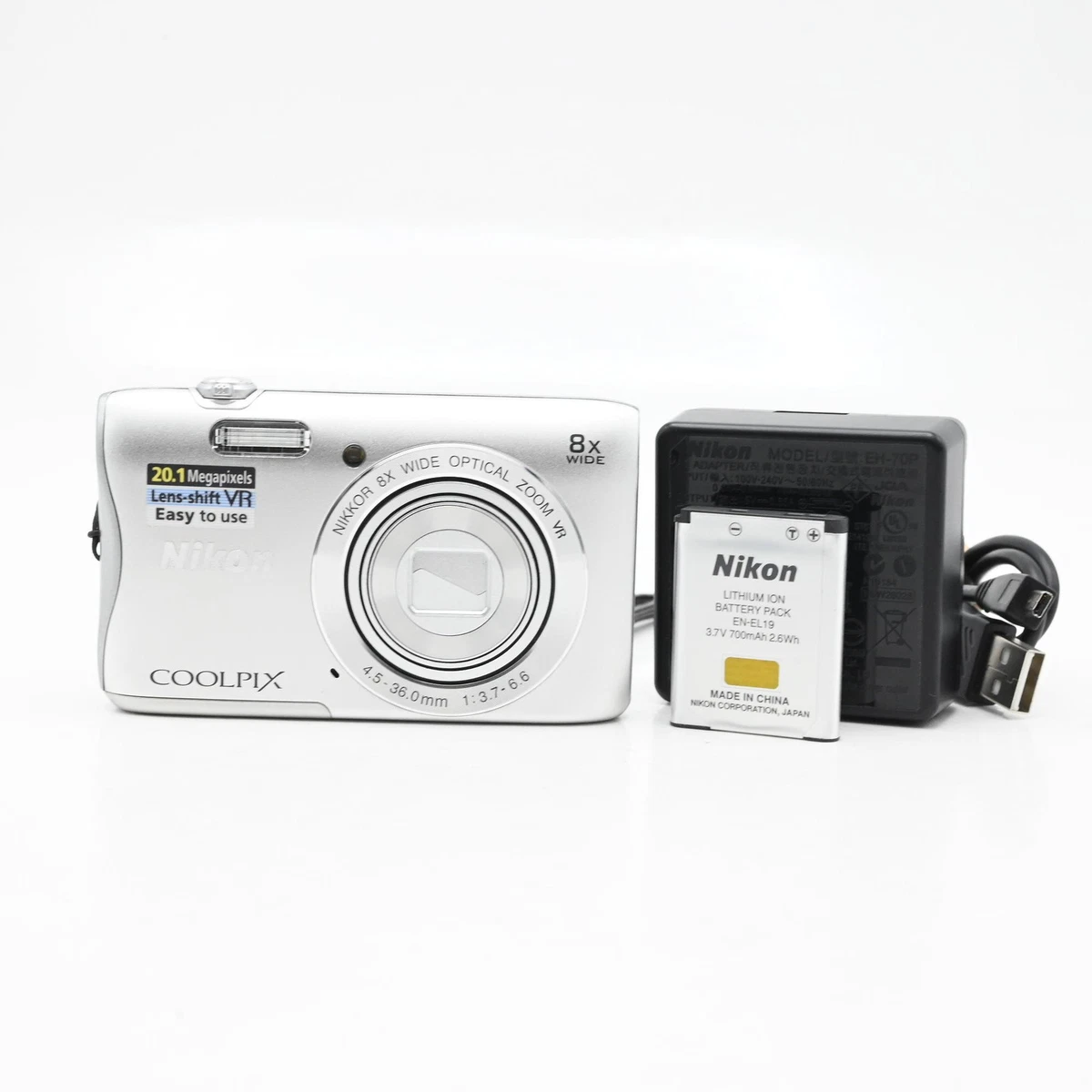 Nikon Coolpix S3700 Digital Cameras for Sale | Shop New & Used