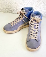 Puma Glyde Mid 356426 06 Retro Uk Size 8 Suede Mid Ankle Basketball Boots