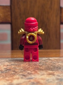 Lego Ninjago Kai Minifigure Red w/ Gold Shoulder (9441, 9449)