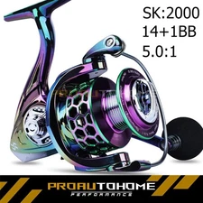 14BB Metal Spinning Fishing Reel 5.0:1 Freshwater Saltwater Left Right Hand Reel
