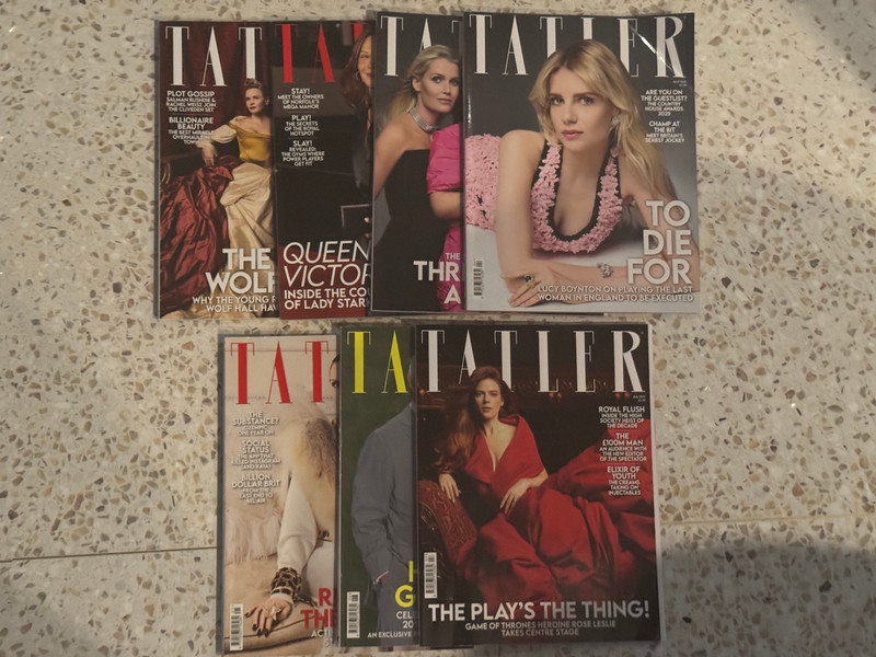 Tatler Magazine 2025 - 7 Issues Jan-July