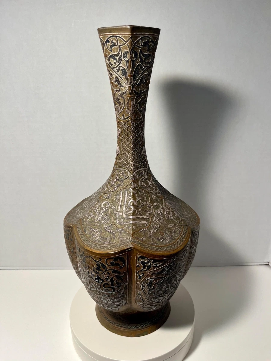 铜花瓶亚洲古董| eBay