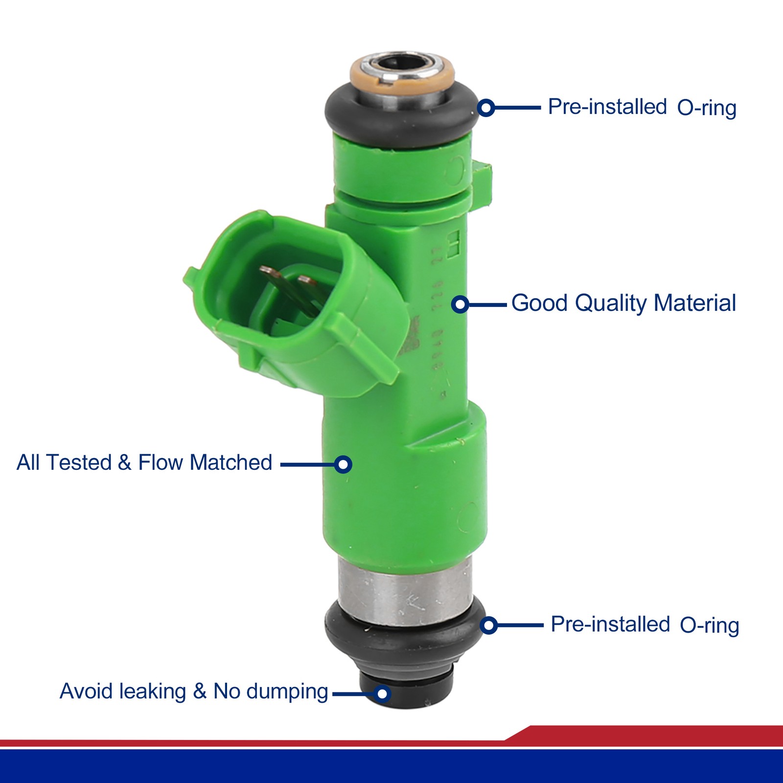 Injecteur de carburant haute précision 16600-JA00A DC 12V à longévité accrue