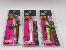 DAIWA Saltiga TG Bait SLJ 80g Tungsten Jig Set 3 Real Fish Pattern