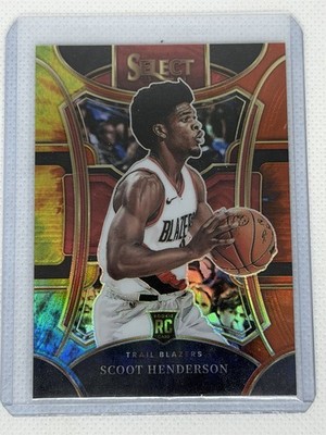 Panini 2023-24 Select Scoot Henderson Tie Dye Mezzanine Prizm /25 #324 RC Blazer