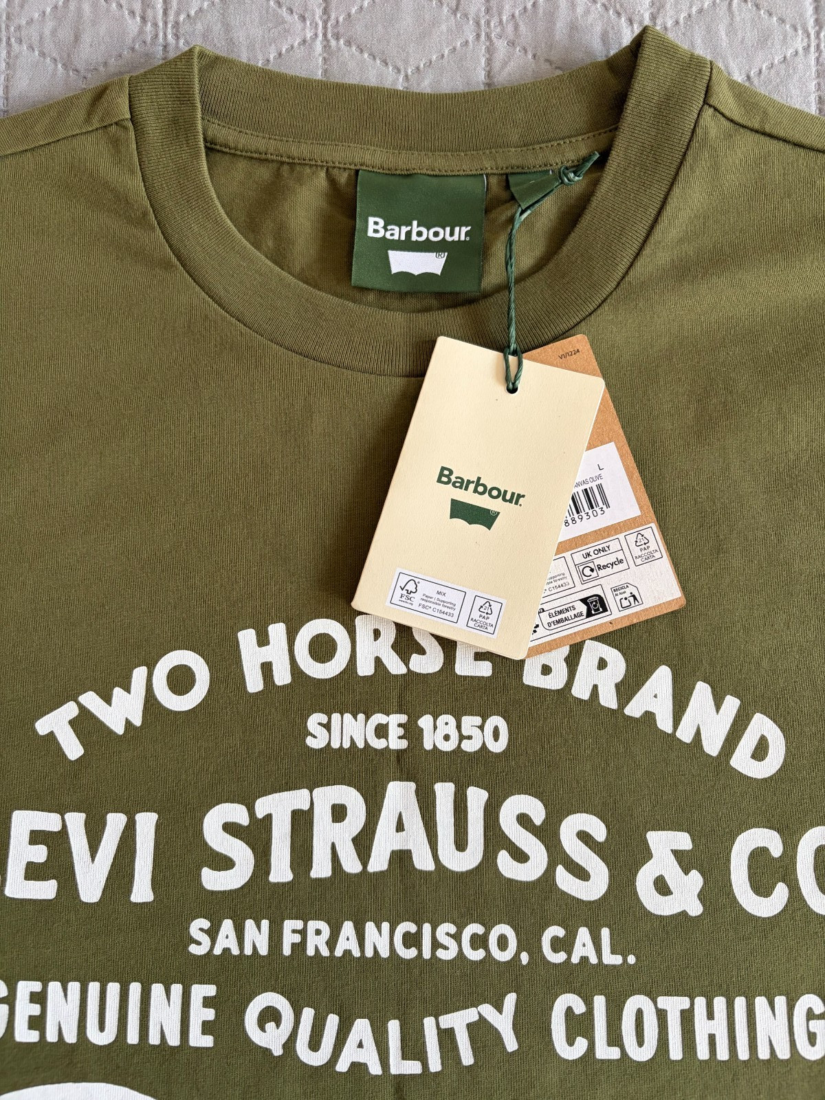 Barbour x Levi's graphic t-shirt Large image 2