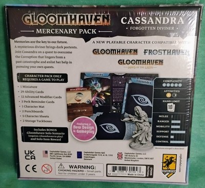 Gloomhaven: 2025 Mercenary Pack: Cassandra the Forgotten Diviner | eBay