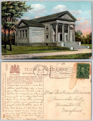 Aula Christi Chautauqua Institution Chautauqua NY Postcard