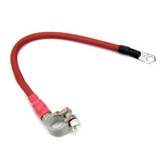 25" 4 Gauge Insulated Red Battery Cable 2-3 Terminal