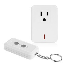 Indoor Remote Control Electrical Outlet Plug Wireless On Off Switch 100ft RF