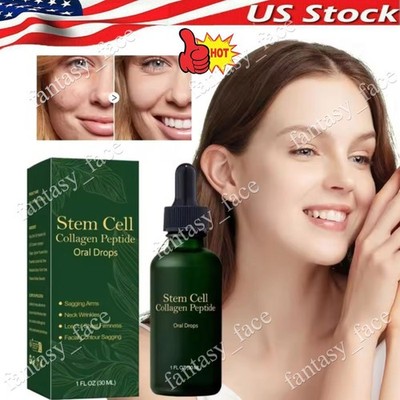 Lotmay Stem Cell Collagen Peptide Oral Drops organic Cutting Edge Body Care Liqu