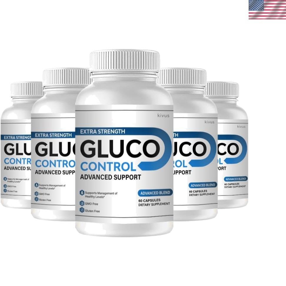 Gluco Control 5-Pack Advanced Support - 300  Capsules for Glucose Balance