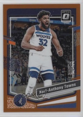 2023-24 Panini Donruss Optic Orange Prizm 71/199 Karl-Anthony Towns #179 v9t