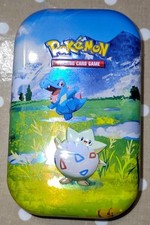 Official Pokemon Togepi & Totodile Mini Tin Ascended Heroes Mega Evolution EMPTY