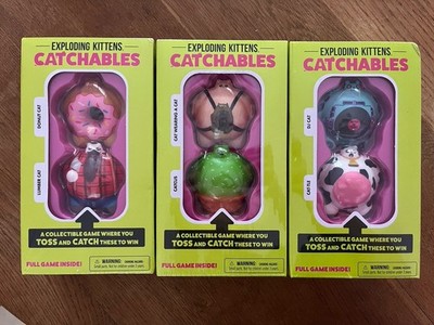 Exploding Kittens Catchables 3x2pack Brandneu Kartenspiel Familie Spaß