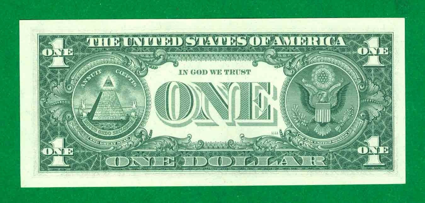 $1 1963-B 1 G/H BLOCK (w) CHICAGO CU. P-1. BARR