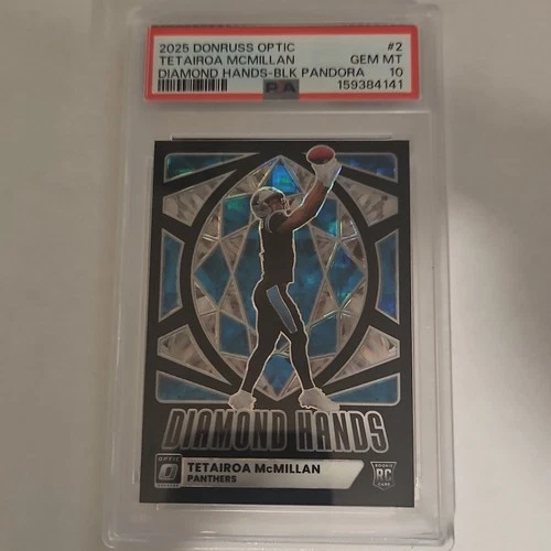 2025 Donruss Optic Tetairoa McMillan Black Pandora (PSA 10)