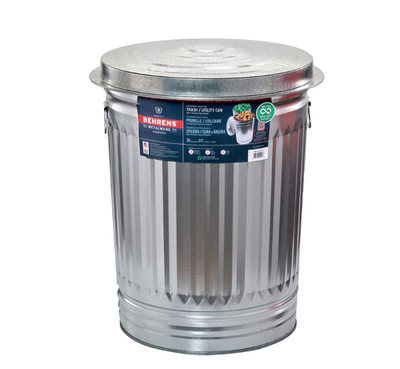 #ad Behrens 31 Gallon Steel Trash Can $28.55
