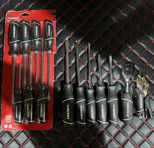 Husky: LOTE DE 14 PIEZAS - Juego de destornilladores surtidos, trinquete rechoncho y alicates de nariz larga