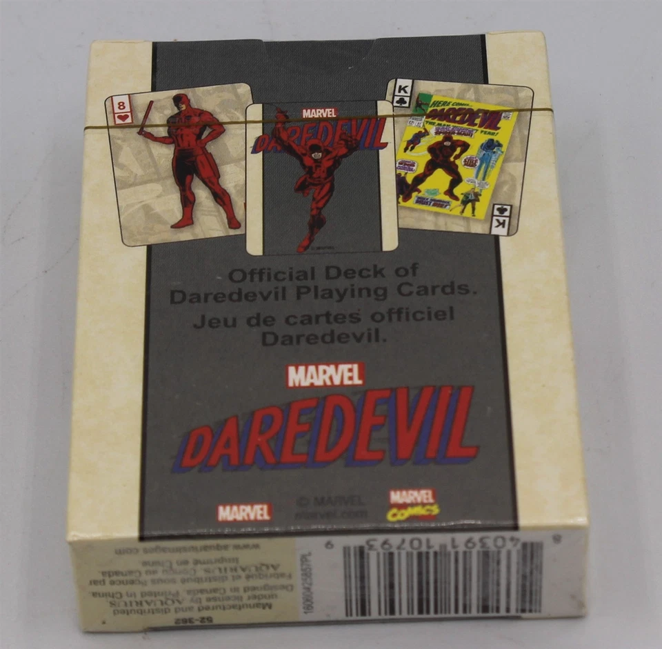Marvel Daredevil Tarjetas de Póker Tamaño Estilo Retro Nuevo Foto 2 de 2