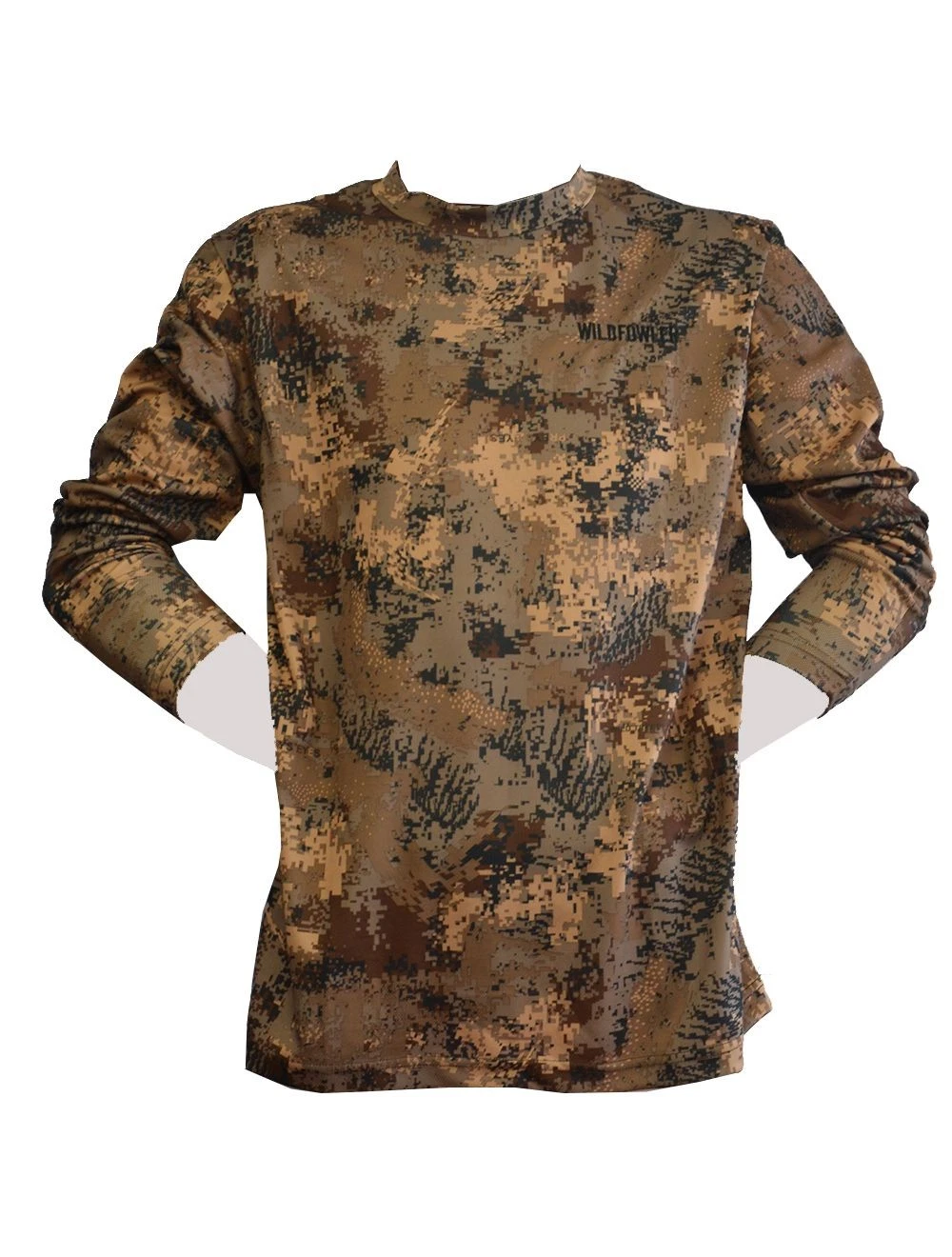 New Nica Wildfowler Long Sleeve Poly Quick Dry T Shirt Digital Camo