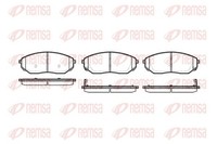 Remsa Bremsbelagsatz Scheibenbremse 1041.02 FüR JC KIA Sorento 1 Crdi 4WD