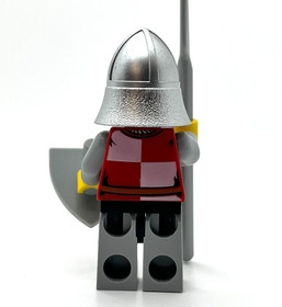 Lion Knight crooked smile Kingdoms Lego Castle Minifigure 7187